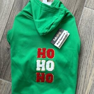 NWT Fabdog Holiday Dog Hoodie